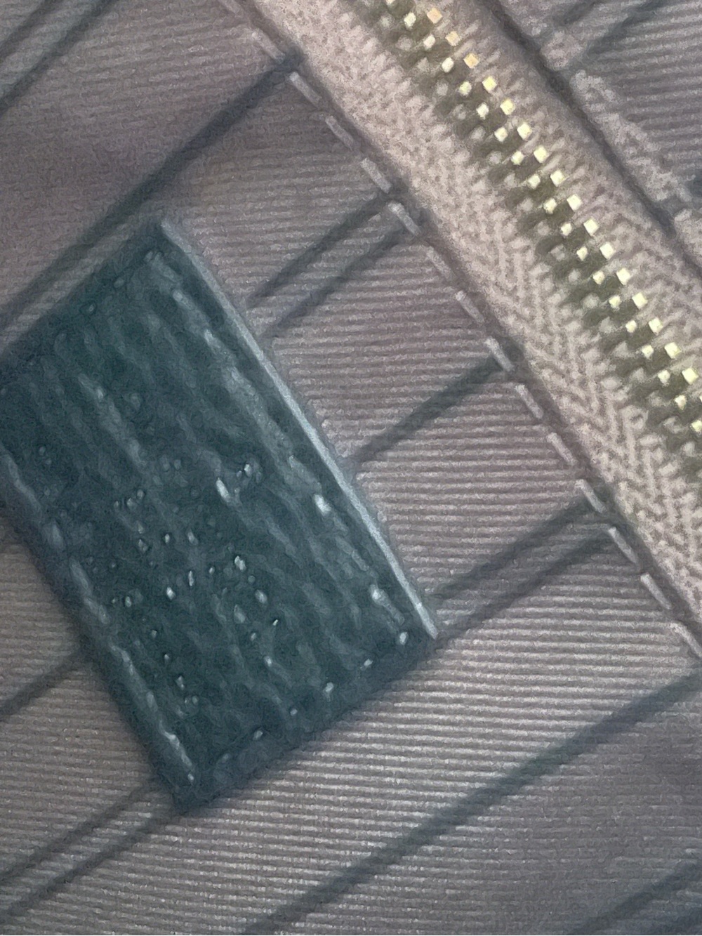 Black Embossed Monogram Braided-Handle Satchel - Picture 5 of 15
